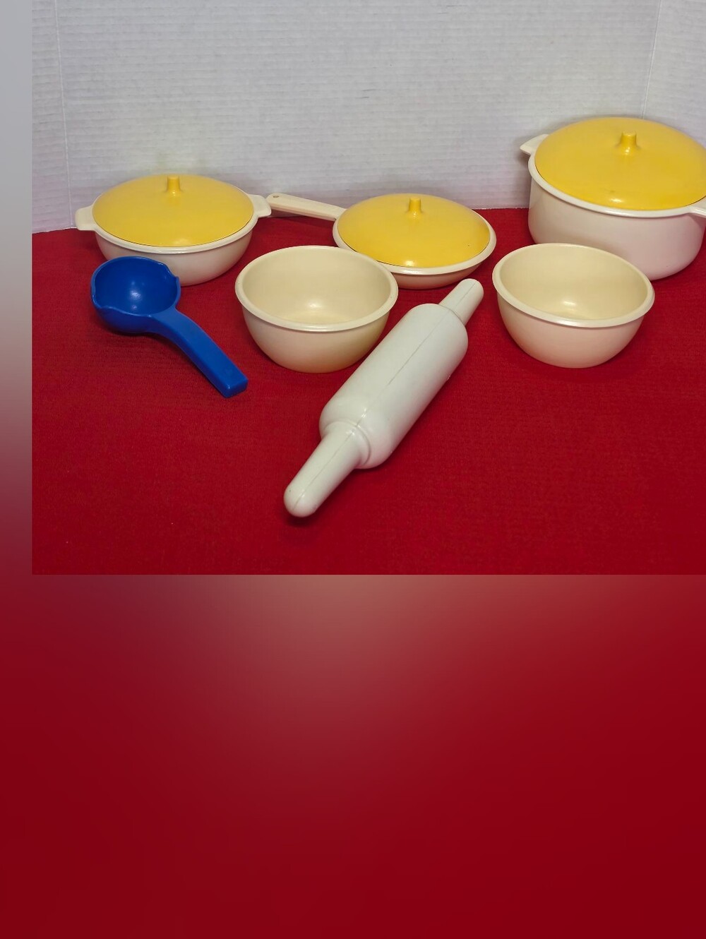 Vintage 1980's Little Tykes Party Wear?? Kitchen Wear Pretend Play Cookwear